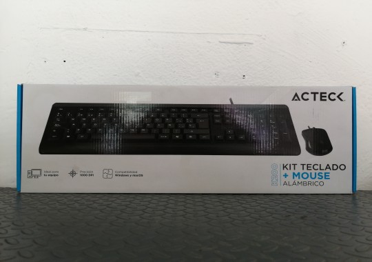 Imagen de kit teclado y mouse acteck