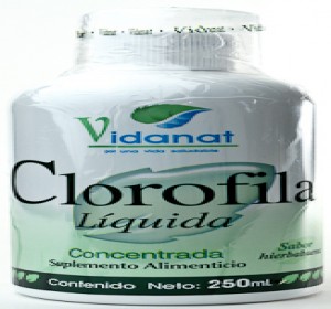 Imagen de clorofila liquida