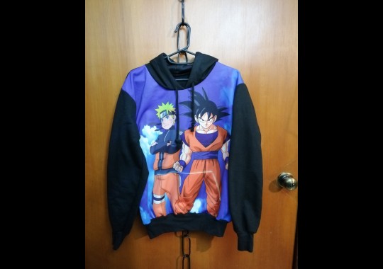 Imagen de sudadera naruto y goku